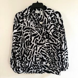 NEW! Chico’s Zynergy Neema Zebra Zoey Jacket NWT